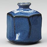 ナマコ白流し六角ミニ花瓶 [7.5 x 9cm 170g] 【花瓶】 土物 | 料亭 旅館 和食器 飲食店 おしゃれ 食器 業務用