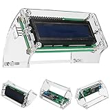 ランフィー 3pcs 2.5インチLCD1602 LCDシェル1602ブルー/イエローバックライトLCDディスプレイモジュールおよびI2C 1602ブルー/イエローグリーンバックライトLCDディスプレ