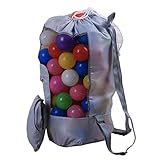 zty66 ®ナイロン+メッシュビーチバッグ – Kids Toyトートバッグシェルサンドバッグ/ファスナーポケット – 軽量アウトドアビーチバッグや買い物バッグとして使用- 24 x 48 cm O