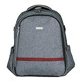 Dovewill 多機能　15L　軽量　マザーズ　おむつ　バッグ　ベビー　ママ　バックパック　小物　修理　収納　+　交換用マット　+　ティッシュボックス　全3色 - グレー