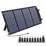 GOOLOO ソーラーパネル 120W ソーラーチャージャー ソーラーモバイルバッテリー 大容量 急速充電 折りたたみ式