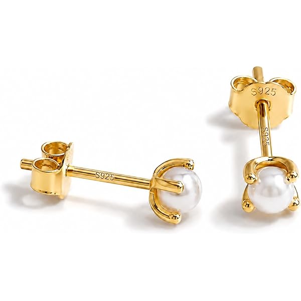 Amazon | 美貴真珠 K18アコヤ真珠ピアス【2mm-2.5mm】【花珠級】ewm