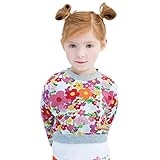 アガタ・ルイス・デ・ラ・プラダ ベビー Agatha Ruiz de la Prada Baby お花畑のクロップドトップス スウェット 12M