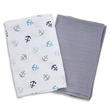 SwaddleMe Muslin Swaddle Blankets, Anchors by SwaddleMe [並行輸入品]