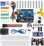 Arduino Uno R3スターターキット 初心者向け 電子工作入門セット センサー・モジュール・ブレッドボード付き プログラミング学習用 電池は含まれていません