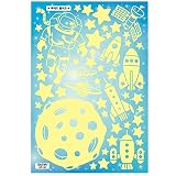 蓄光シール ウォールステッカー 星 蓄光 [ns-036] おしゃれ 壁紙シール ウォールシール はがせる DIY 壁紙 シール
