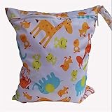 SMO 布ナプキンにも最適! 抗菌?消臭おむつポーチ (ジラフ)