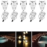 スポットガーデンライト FVTLED おしゃれなライト LED照明 DC12V 0.4W IP67防水仕様 パスライト庭園の外灯 埋込み式ライト 芝生 広場 屋外照明 エクステリアライト 省電力 10