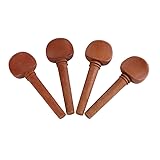 k-outdoor 3/4 4/4サイズバイオリン用 チューニングペグ ナツメ木製 バイオリンアクセサリ 4pcs