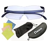 【Dawn】 メガネ型ルーペ 拡大倍率 1.6倍 拡大鏡 4点セット