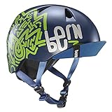 (バーン)Bern NINO Matte Navy Zig-Zag XS-Sサイズ BE-VJBMNZV-11