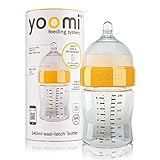Yoomi - Biberon Yoomi 240ml (Biberon 240ml + Tétine Débit Moyen)