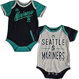 Seattle Marinersベビー/幼児子孫" 2 Piece Creeper Set ブルー