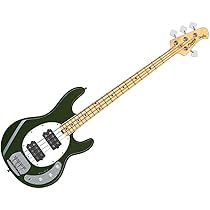 Amazon | Sterling by Music Man Stingray HH Bass in Olive