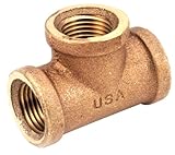 Anderson Metals Corp Inc738101-16Red Brass Threaded Tee-1" BRASS TEE (並行輸入品)
