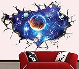 ３Ｄ星球　ウォールステッカー　壁貼り　壁紙シール　壁、ドア、ランプ、子供の部屋、ベッドルームや天井などすべて滑らかで清潔な表面にも適用　ウォールシール/ウォールペーパー/シール/壁のクロース (３Ｄ星