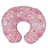 Chicco Boppy Feeding and Nursing Pillow with Cotton Slip Cover (Wild Flowers)
