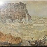 Rikki Knightクロード・モネアートStormy Seaセラミックアートタイル12 " x 12 "