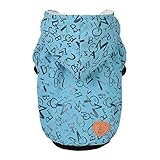レンコス（Lemcos）犬の服 可愛い英文の字母プリント 秋冬服 フード付き ドッグウェア可愛い 図案ペット犬服Ｔシャツ 小型犬 中型犬 猫用 洋服 タンクトップ 秋服 5色5サイズ選択可能