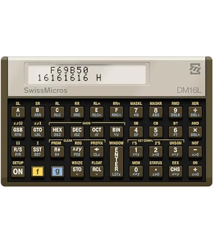 Amazon.co.jp: スイスマイクロス DM41L プログラム可能な科学計算機