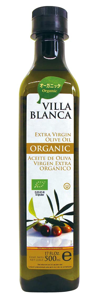 【42%OFF】【1,439円】 ナカトウ 有機JAS認証 ヴィラブランカ オーガニック エクストラバージンオリーブオイル 500ml