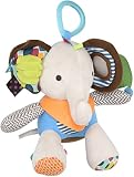 Adorable Ellie the Elephant Teether & Plush Toy | Relief from Teething Pain | Perfect for Stroller, 