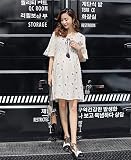マタニティウェア 服 ワンピース プリント 夏 ゆったり カジュアル ワンピース 妊婦服 産前 産後 レディース マタニティワンピース L カーキ
