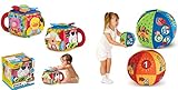 2 in 1 Talking Ball and Musical Farmyardキューブ6月+ソフト赤ちゃんと幼児学習おもちゃセットby K 's Kids
