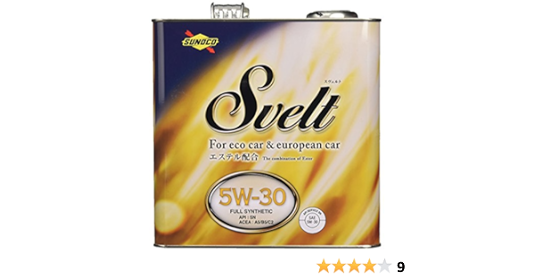 Amazon スノコ エンジンオイル Svelt Sn 5w30 3l Htrc3 車用エンジンオイル 車 バイク