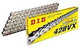 D.I.D(大同工業)バイク用チェーン カシメジョイント付属 428VX-130ZB S&S(シルバー) X-リング 二輪 オートバイ用