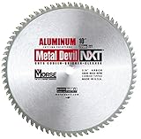 MK Morse CSM1072NAC Metal Devil Circular Saw Blade, Aluminum Application, 10-Inch Diameter, 72 TPI, 