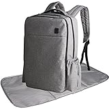 Ferlin Multi-function Baby Diaper Nappy Bags Backpack with Changing Pad, Fashion Design with Anti-Wa