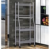 GRJH® それは棚のキッチンストレージラックシェルフの着陸バスルームラックのバスルームのベッドルームの居間のストレージラックを移動することができます 防水性と耐久性