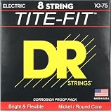 DR Strings (デーアール) 8弦 エレキ弦 TITE-FIT シリーズ .010-.075 TF8-10 【国内正規品】