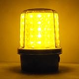 充電式LED 点滅灯・黄発光・4パターン発光（マグネット・AC100V用充電器付）