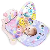 farjing Play Matアクティビティジムforベビー – Kick and Play新生児Toy with Piano for Baby 1 – 36再生、座って、再生、アクティビティ玩具、