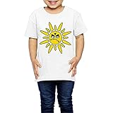 プライベートカスタム ボーイとガール モンスター サン Ｔシャツ 100%棉 White Size 3 Toddler