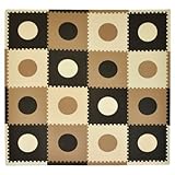 Tadpoles 16 Sq Ft Playmat Set, Taupe/Brown by Sleeping Partners [並行輸入品]