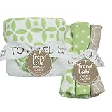 Trend Lab nursery bouquet set-lauren-hooded towel & wash cloth by Trend Lab [並行輸入品]