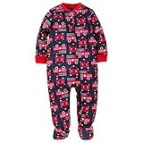 Little Me Baby Boys軽量ソフトZip FootieパジャマFooted Sleeper 12 – 24ヶ月 カラー: ブルー