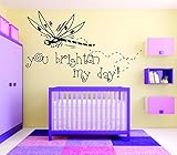 デザインwith Vinyl Rad 822 2を明るくMy Day 。ドラゴンフライ昆虫ベビーガールズキッズ寝室Daycare Preschool壁デカール 20 x 30" RAD 822 3 1