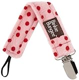 Z. Daisy Peaceful Pink Binkie Bungee Pacifier Clip by Z. Daisy [並行輸入品]