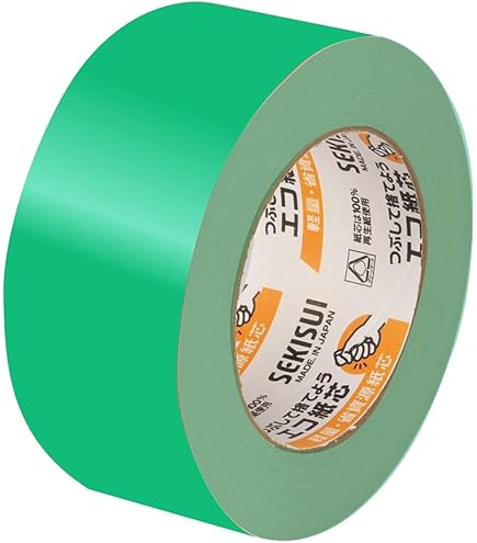 Amazon.co.jp: セキスイ カラークラフトテープ No.500WC 50mm×50M 赤
