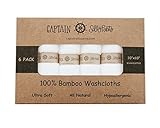 Captain Silly Pants Ultra Soft Bamboo Baby Bath Washcloths, 10x10 by Captain Silly Pants