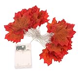 Baoblaze クリスマス　吊り　ミニ　ランプ　楓葉　妖精　ライト　きれい　お祝い　装飾品　結婚式　パーティー　装飾　3m 30-LED