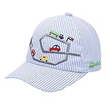 3-4Yベビーキャップ、ベイビーサンハット、ユニセックスベビー用のかわいいキャップ[ライトブルー]