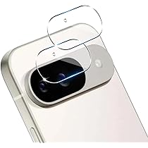 Amazon.co.jp: Google Pixel 9 ケース クリア 耐衝撃 ガラス