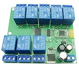KKHMF 4.0 BLE ブルートゥース 8チャンネルリレーモジュール ワイヤレスリモコンスイッチ箱付