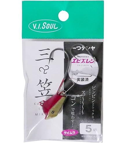 Amazon.co.jp: V.I.SOUL ブイアイソウル 三笠 一つテンヤ 3号 (CO