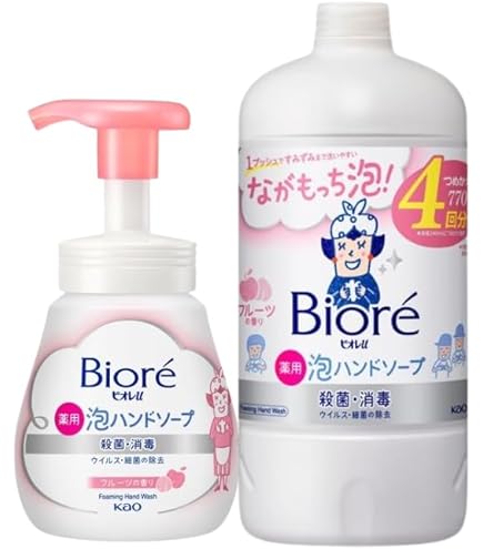 Amazon.co.jp: 花王 ビオレu 泡ハンドソープ フルーツ ポンプ 240ml